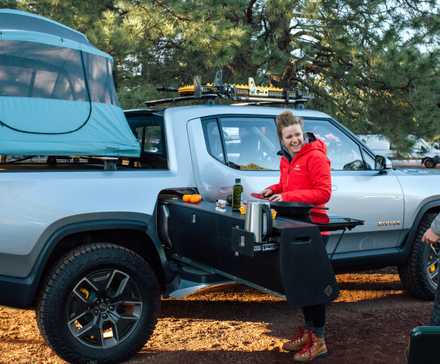 Túnel de engrenagens Rivian R1T