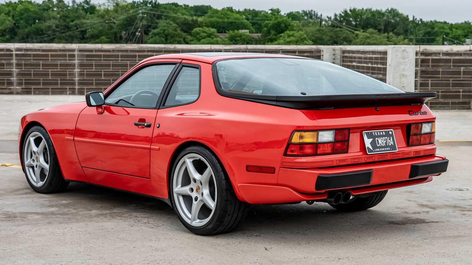 Red 1987 Porsche 944 Turbo