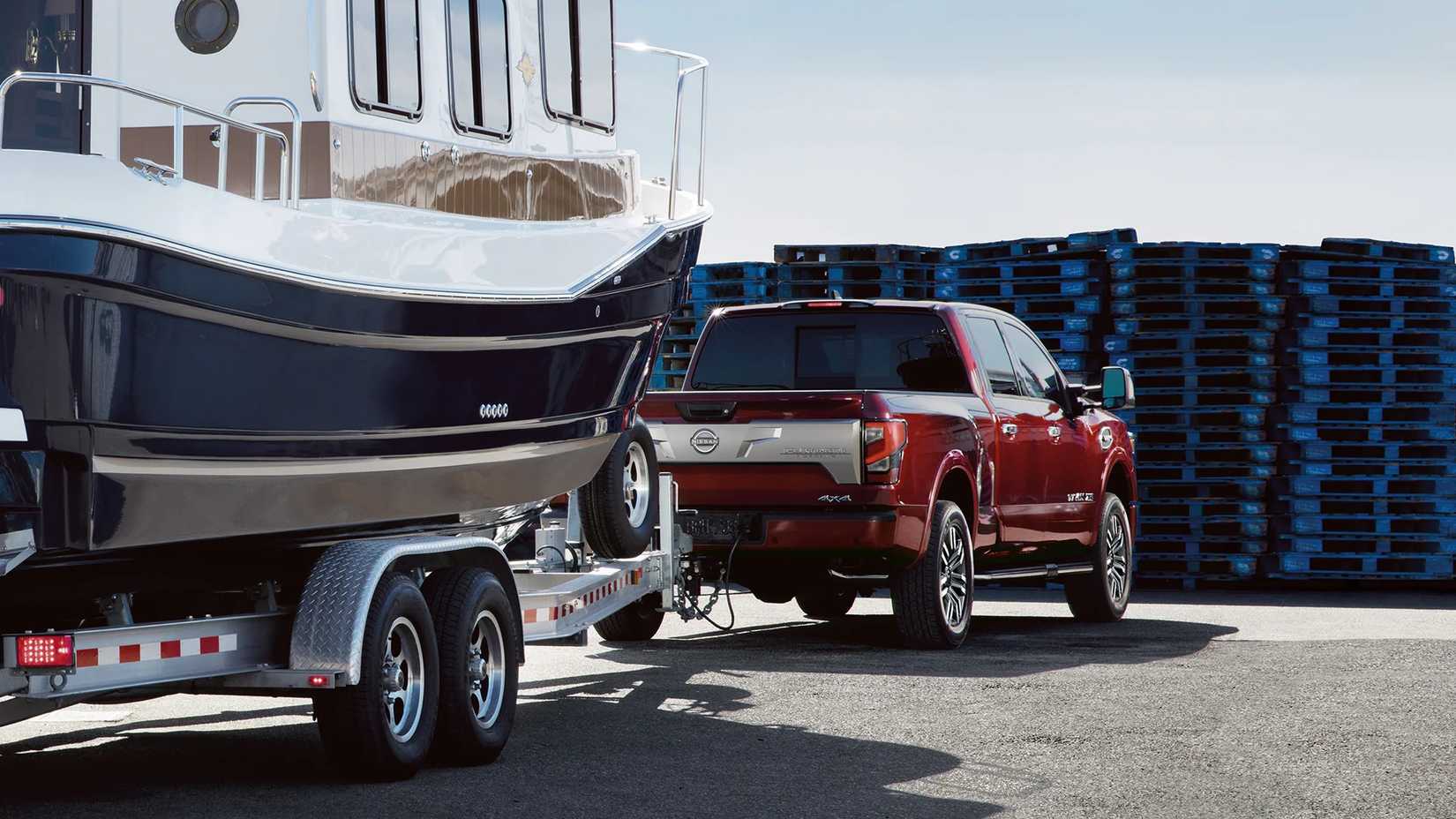 2023-nissan-titan-espelho de reboque com visão lateral extensível