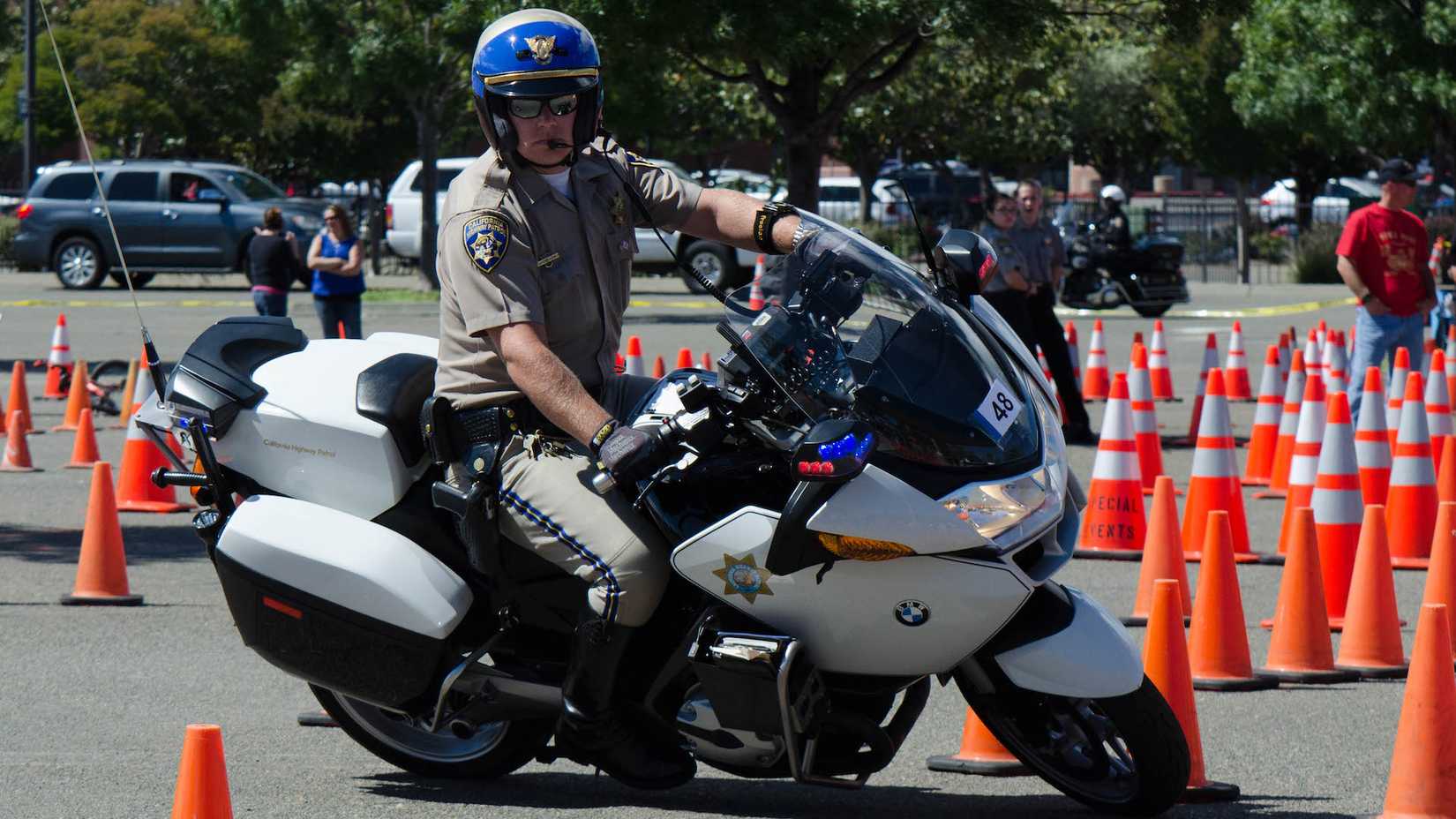 California Highway Patrol Motorcycle Police Officer