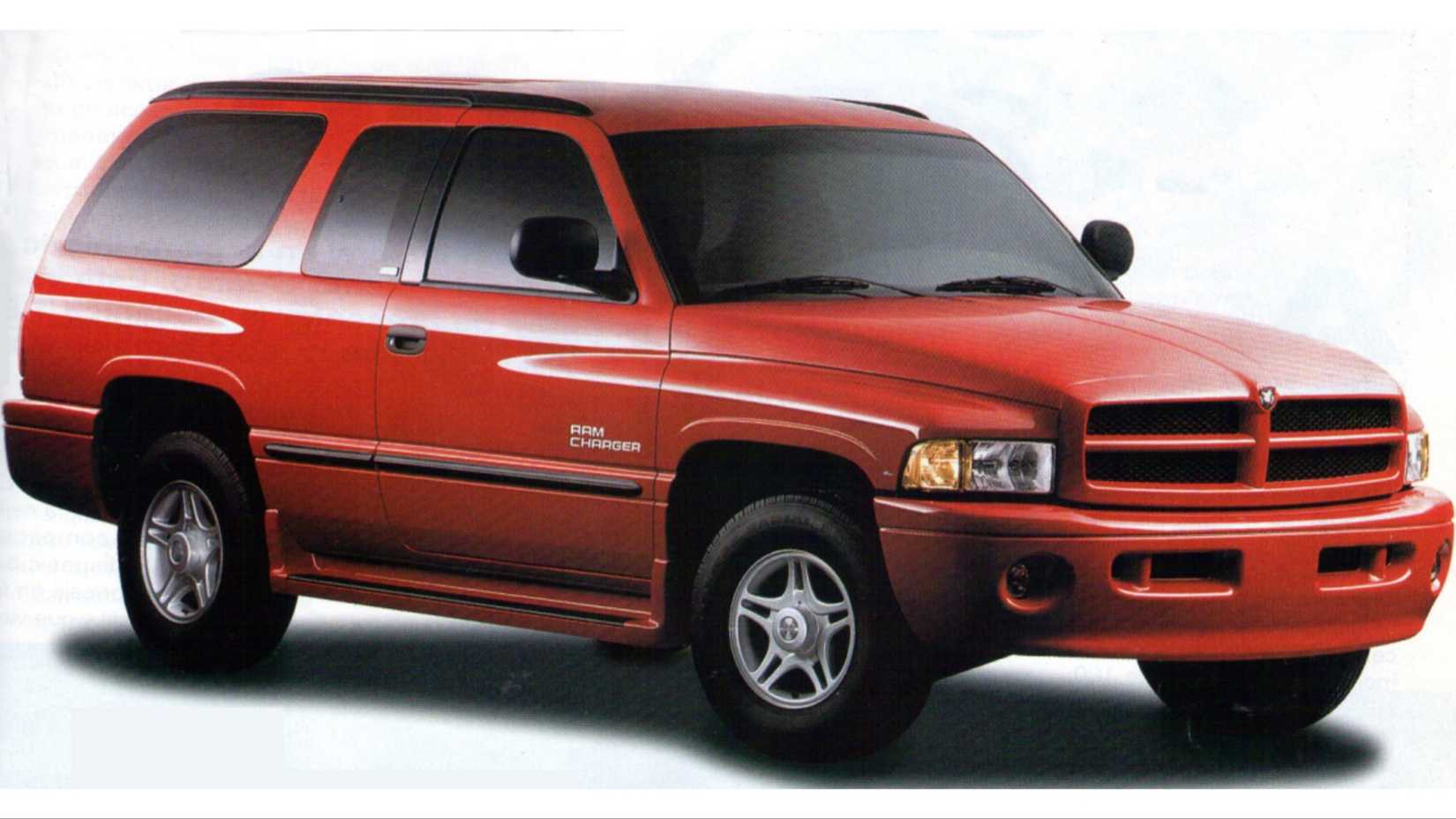 Red Dodge Ramcharger
