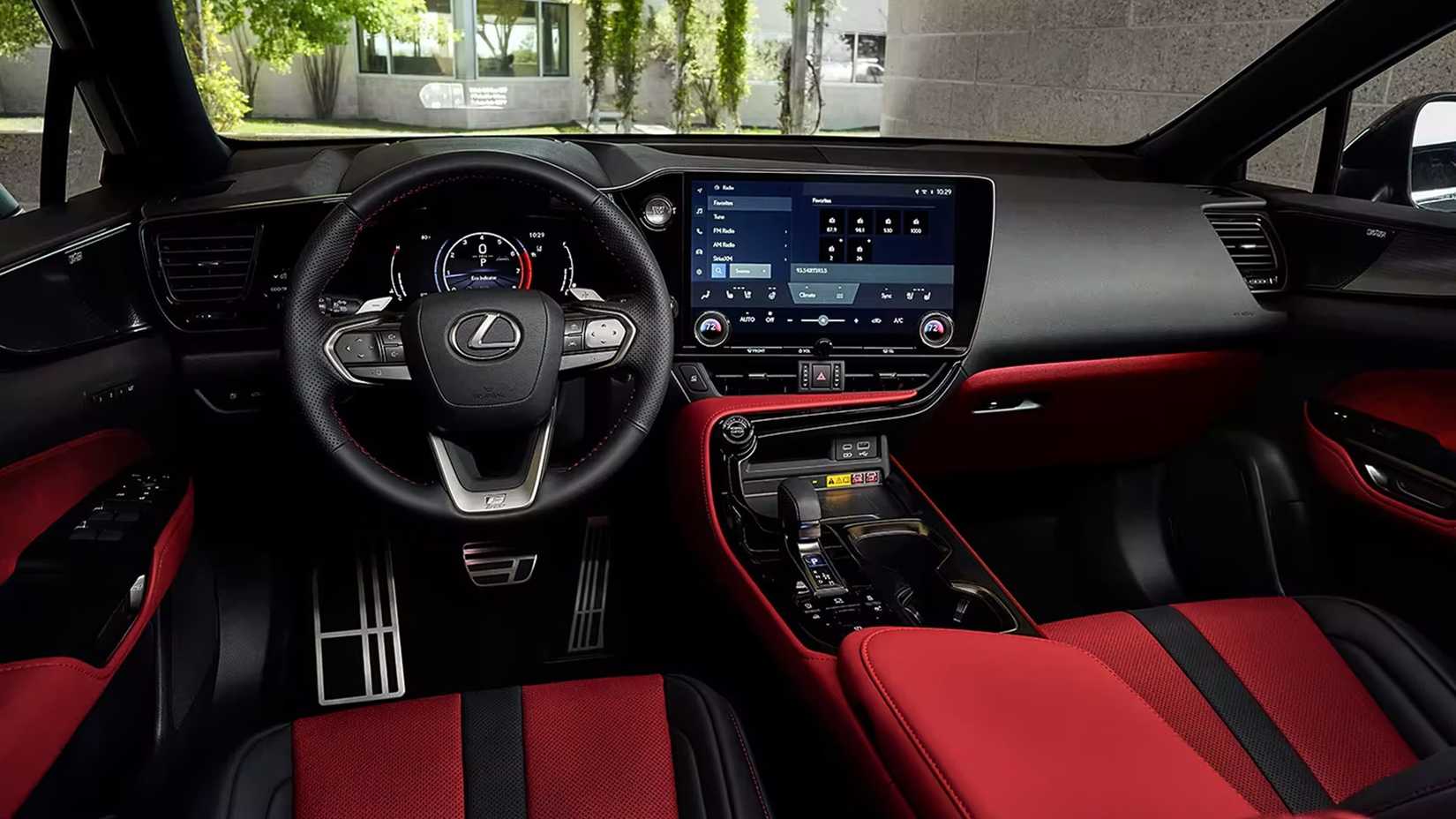 Interior shot of the 2024 Lexus NX 