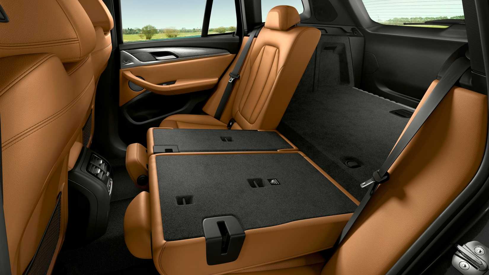 Bancos traseiros internos do 2022 BMW X3