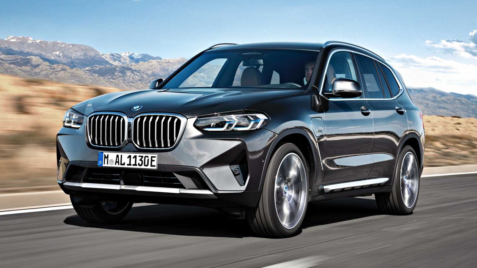 Gray 2021 BMW X3