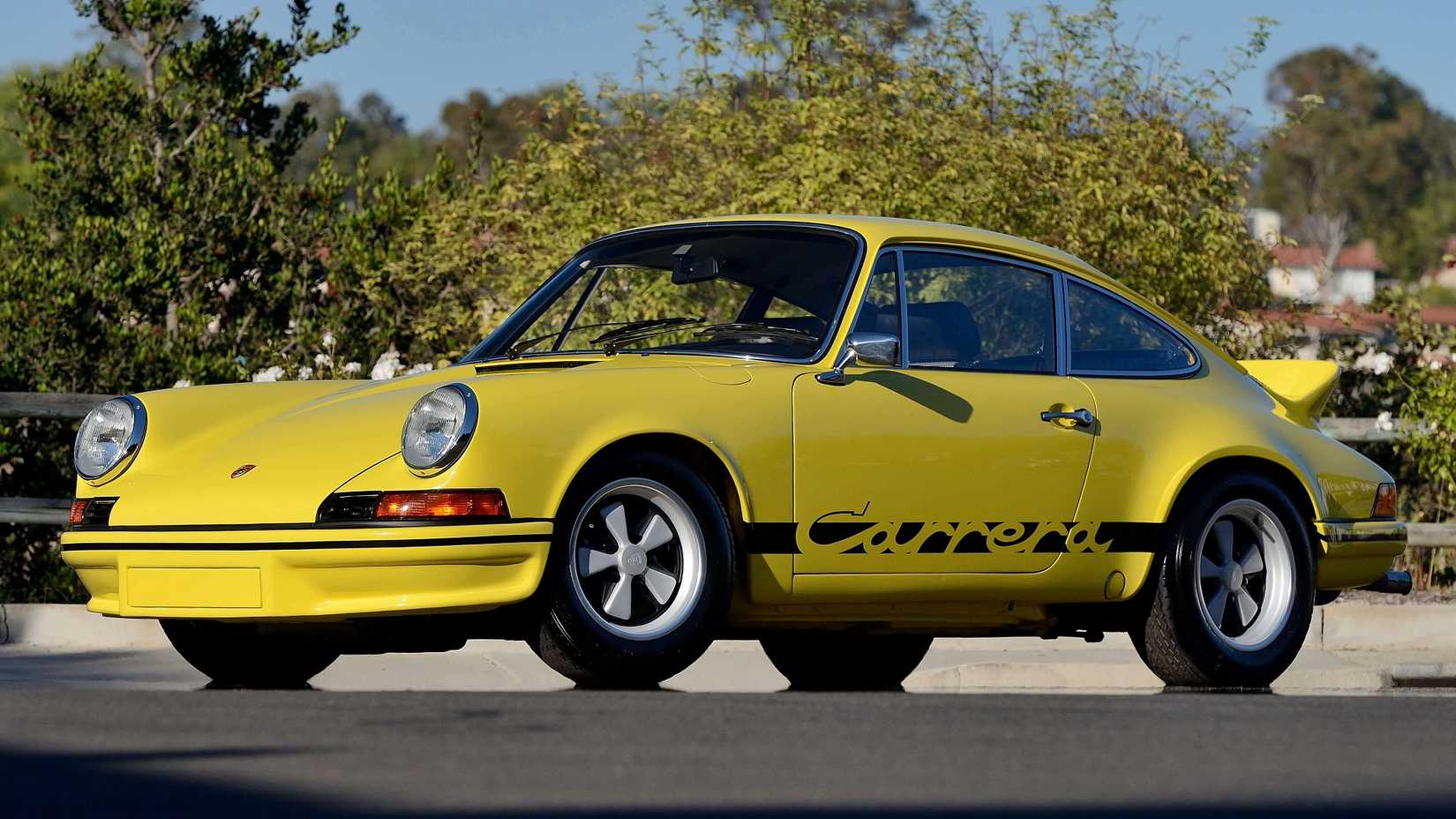 A parked 1973 Porsche 911 Carrera RS