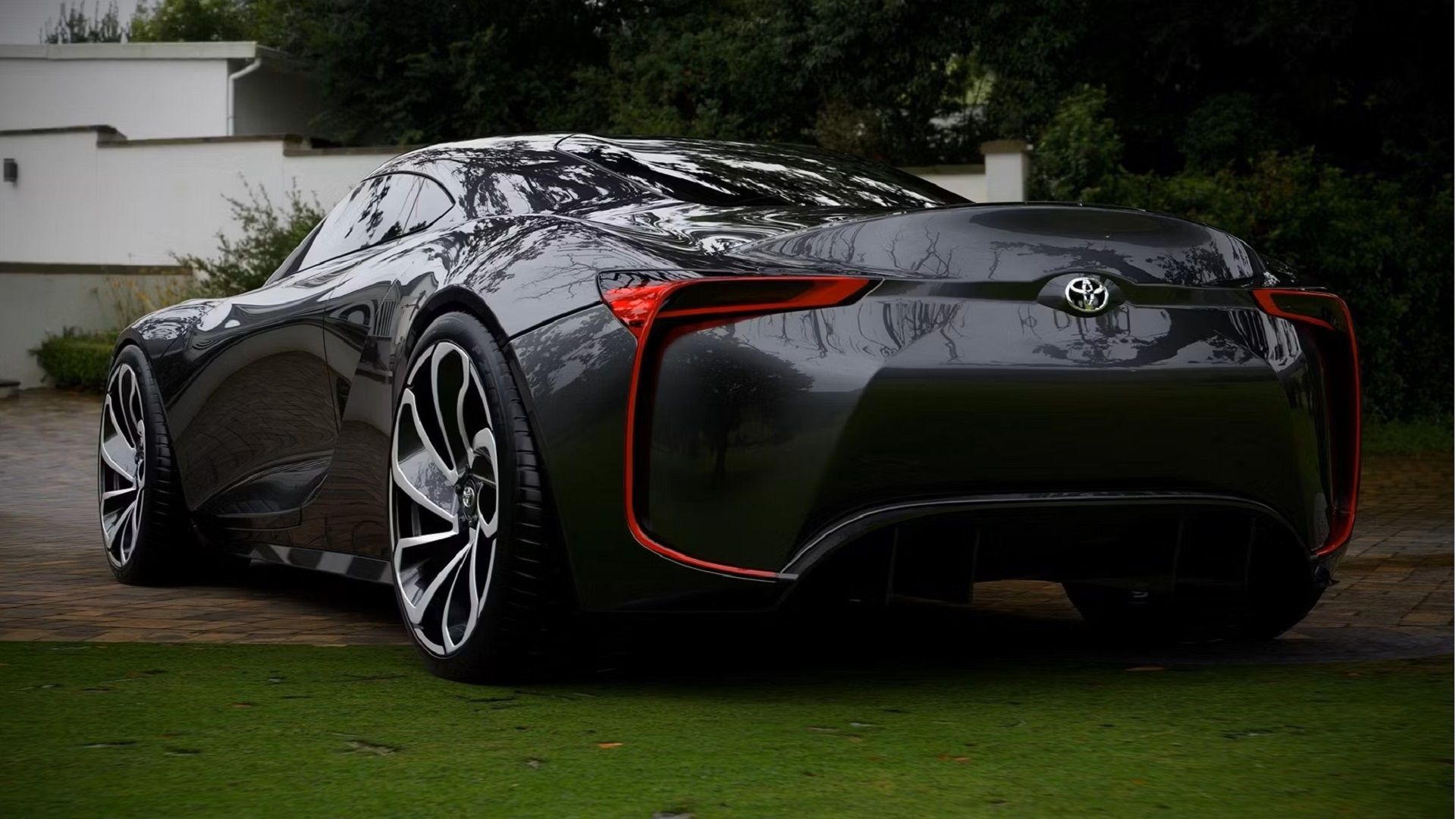 A parked 2025 Toyota MR2 oncept