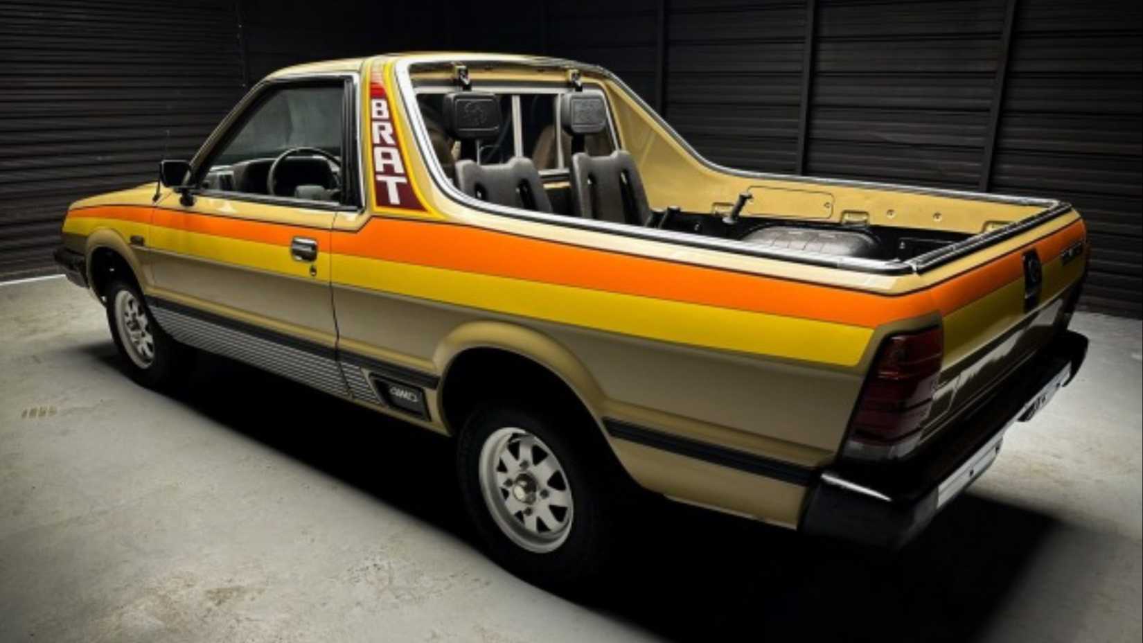 Rear shot of 1982 Subaru BRAT