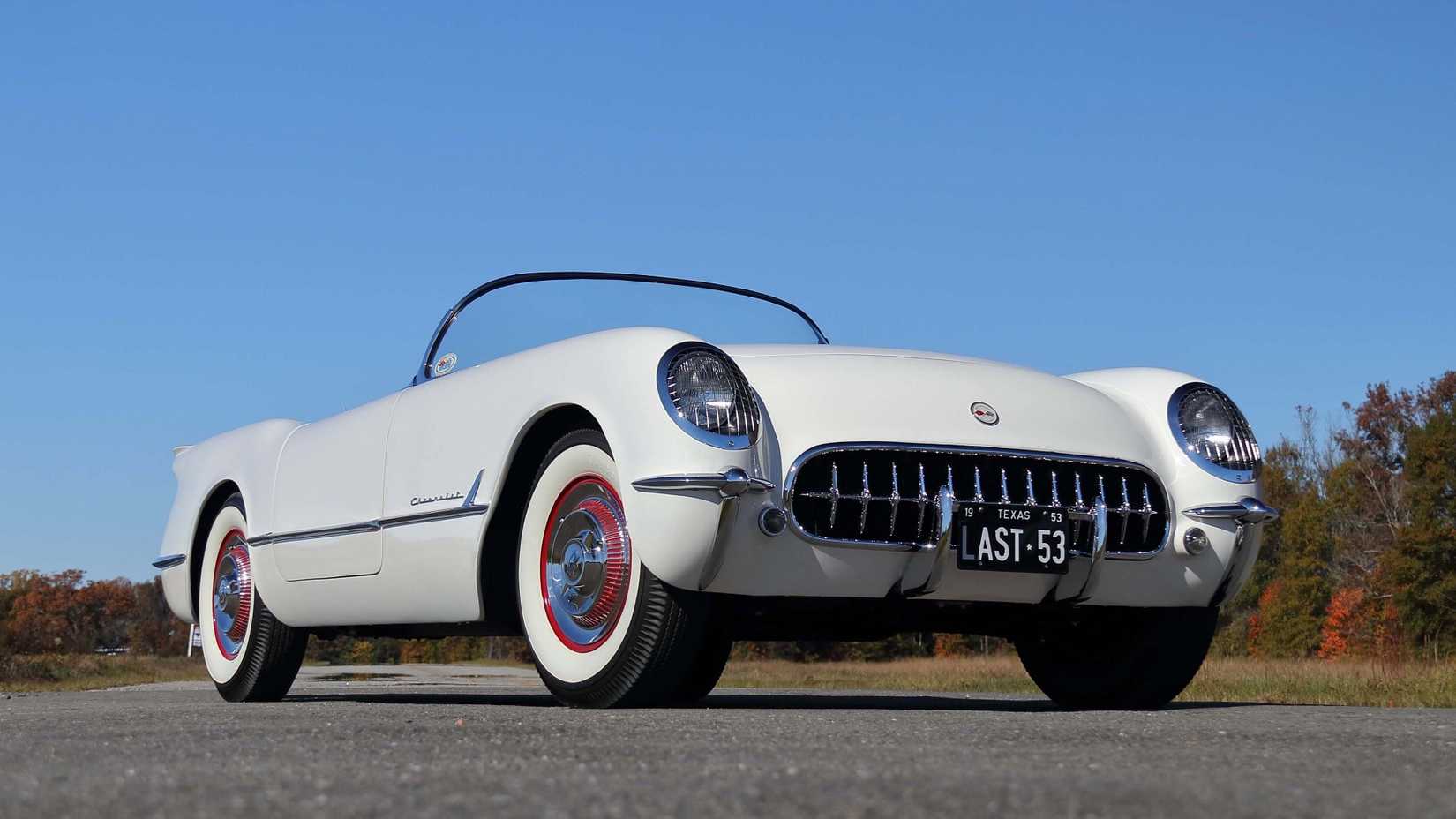 White 1953 C1 Chevrolet Corvette 