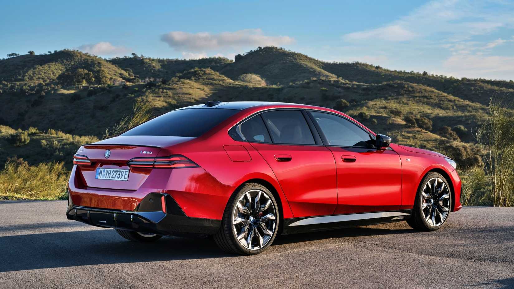 Red 2024 BMW 5 Series