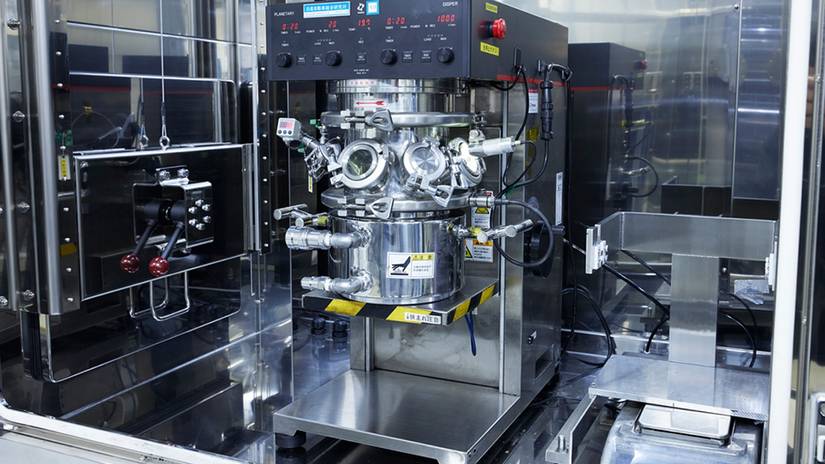 Instalação de produção de protótipos da Nissan para baterias de estado sólido