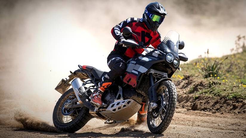 2023 Ducati DesertX Black Action