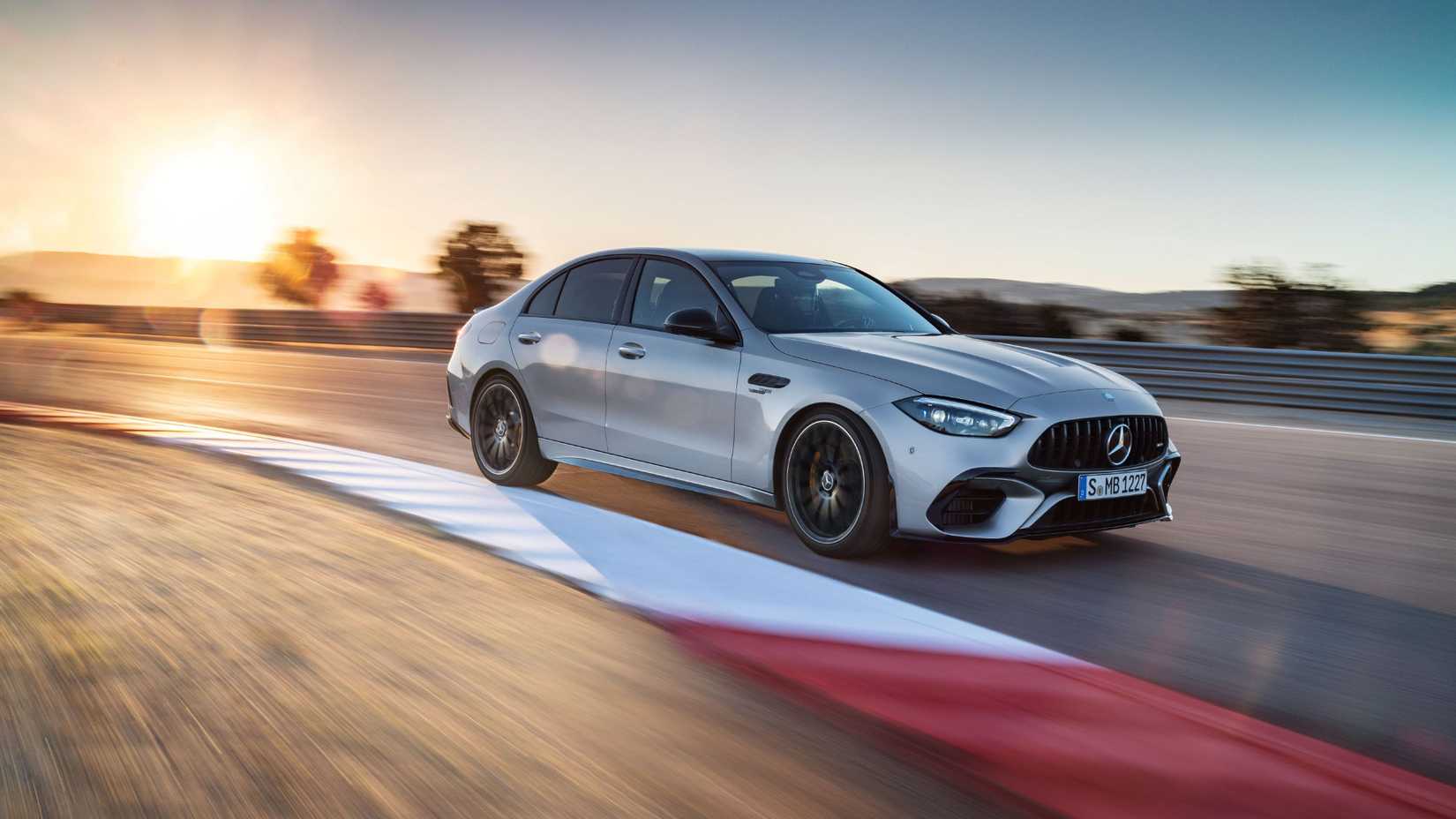 Mercedes-AMG C63 action shot