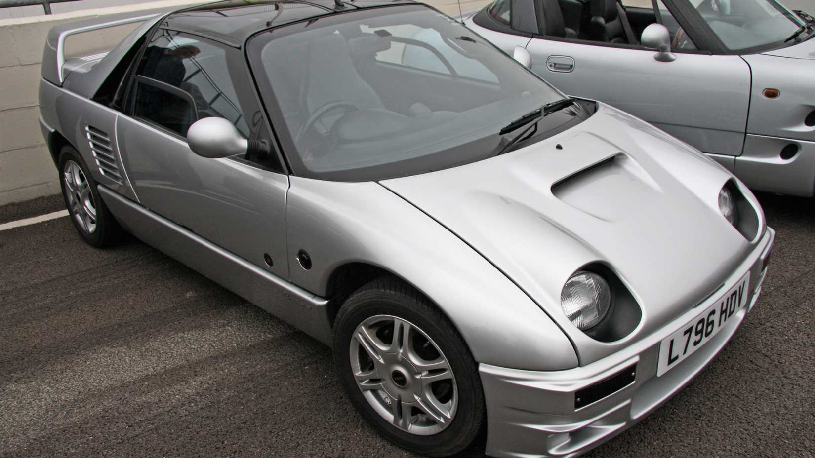 Gray Mazda Autozam AZ-1