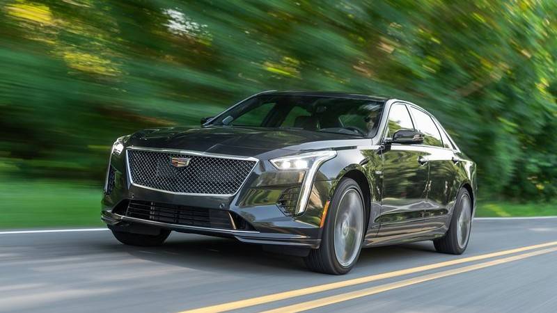 Black Cadillac CT6-V