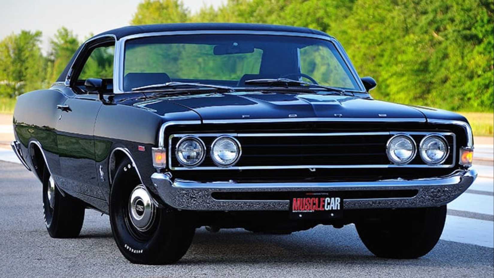 Triple-black 1969 Ford Torino Cobra 428