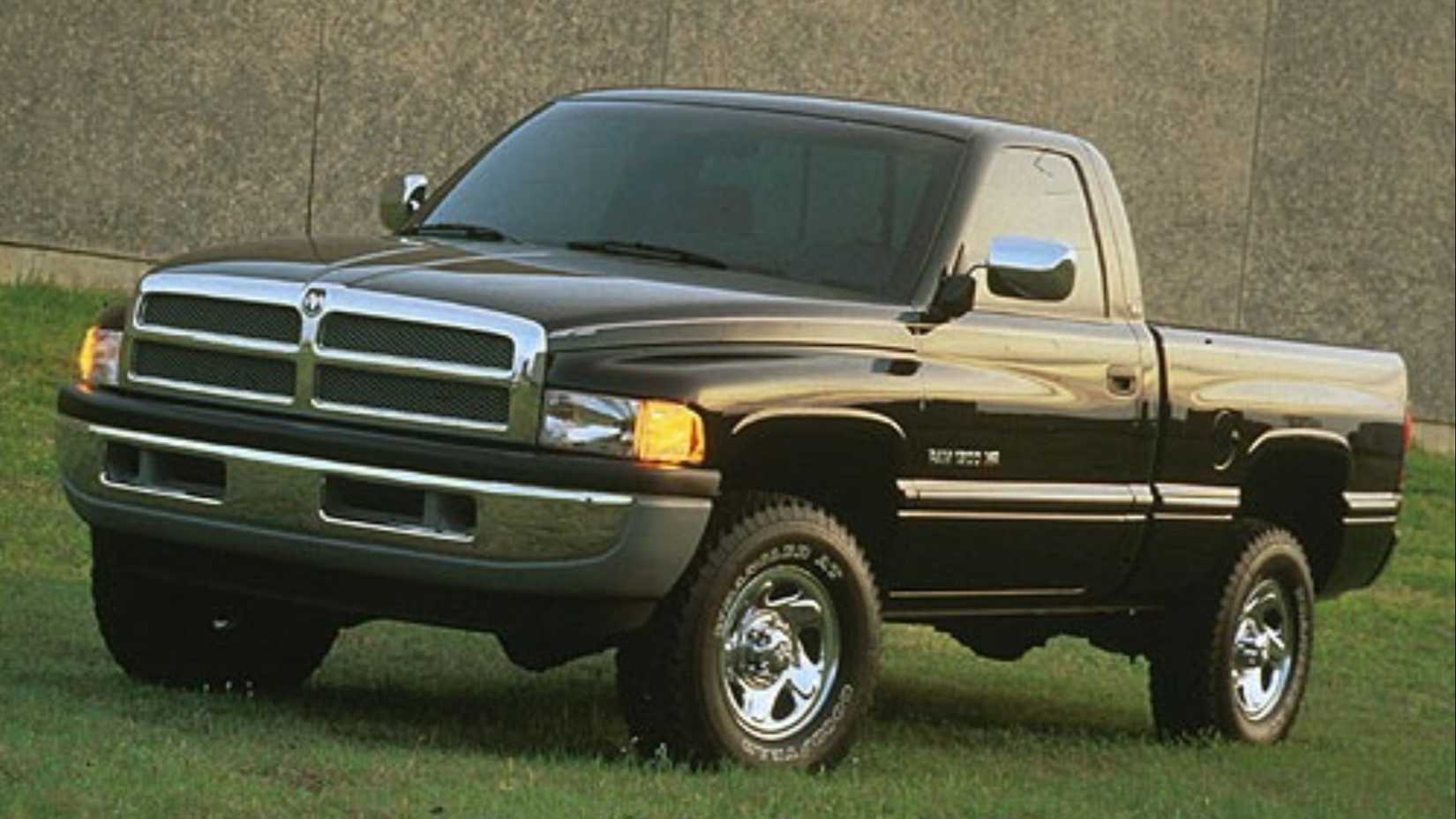 Preto 1995 Dodge Ram 1500
