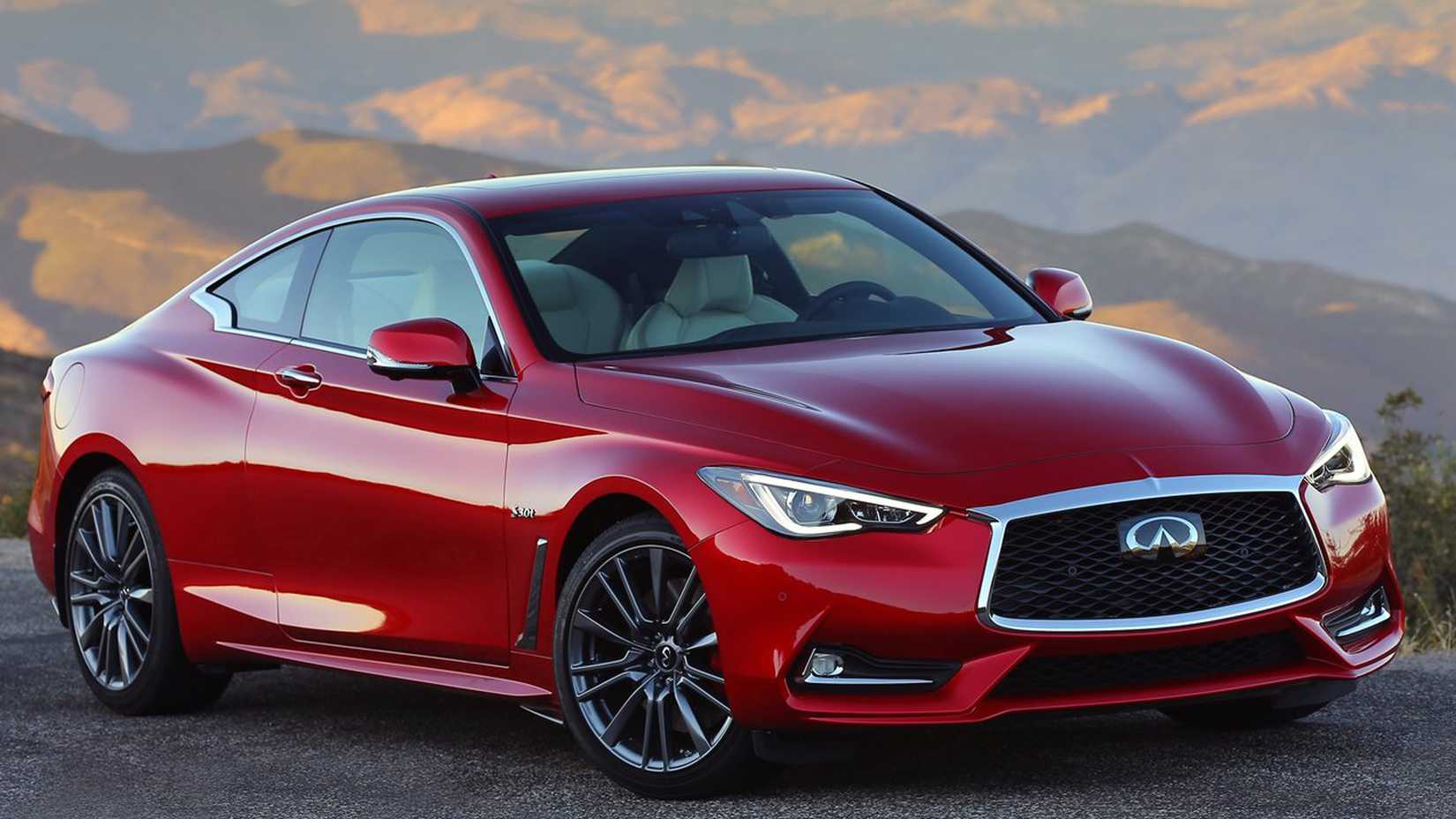 Red Infiniti Q60
