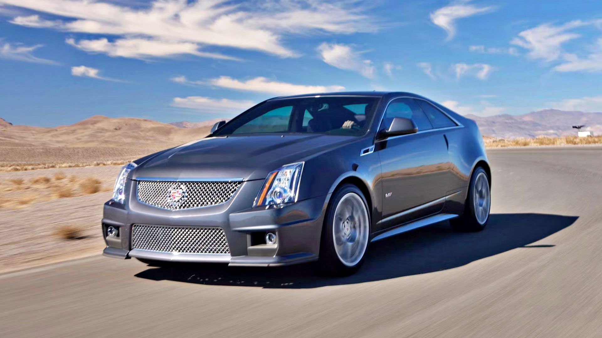 Cadillac CTS-V Coupé cinza 2014