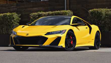Yellow 2022 Acura NSX Type-S