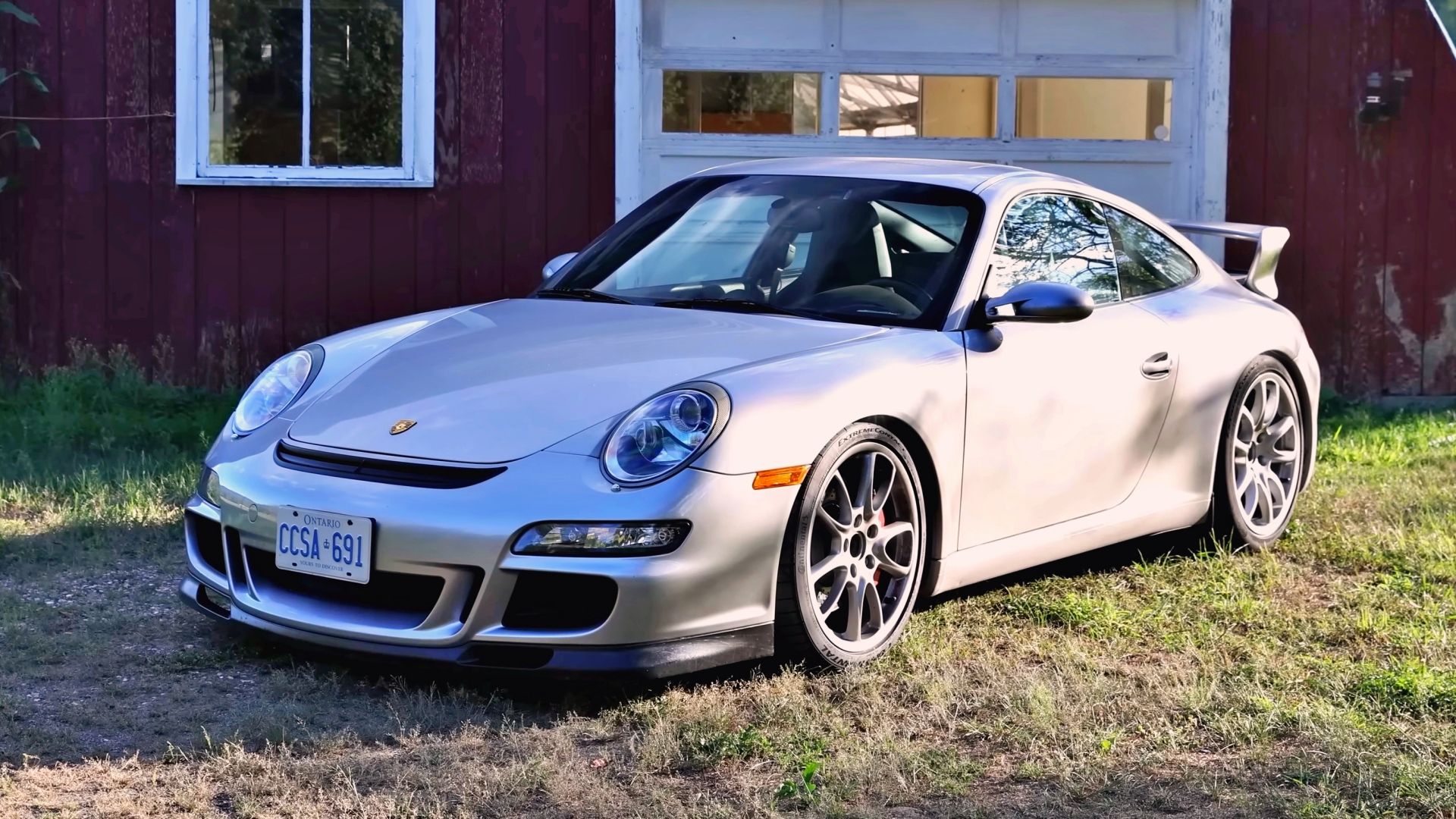 Silver Honda K20-Swapped Porsche 911 Turbo