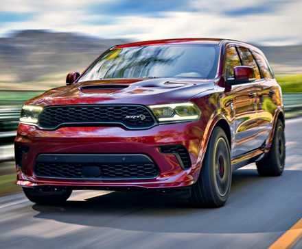 Red Dodge Durango SRT Hellcat
