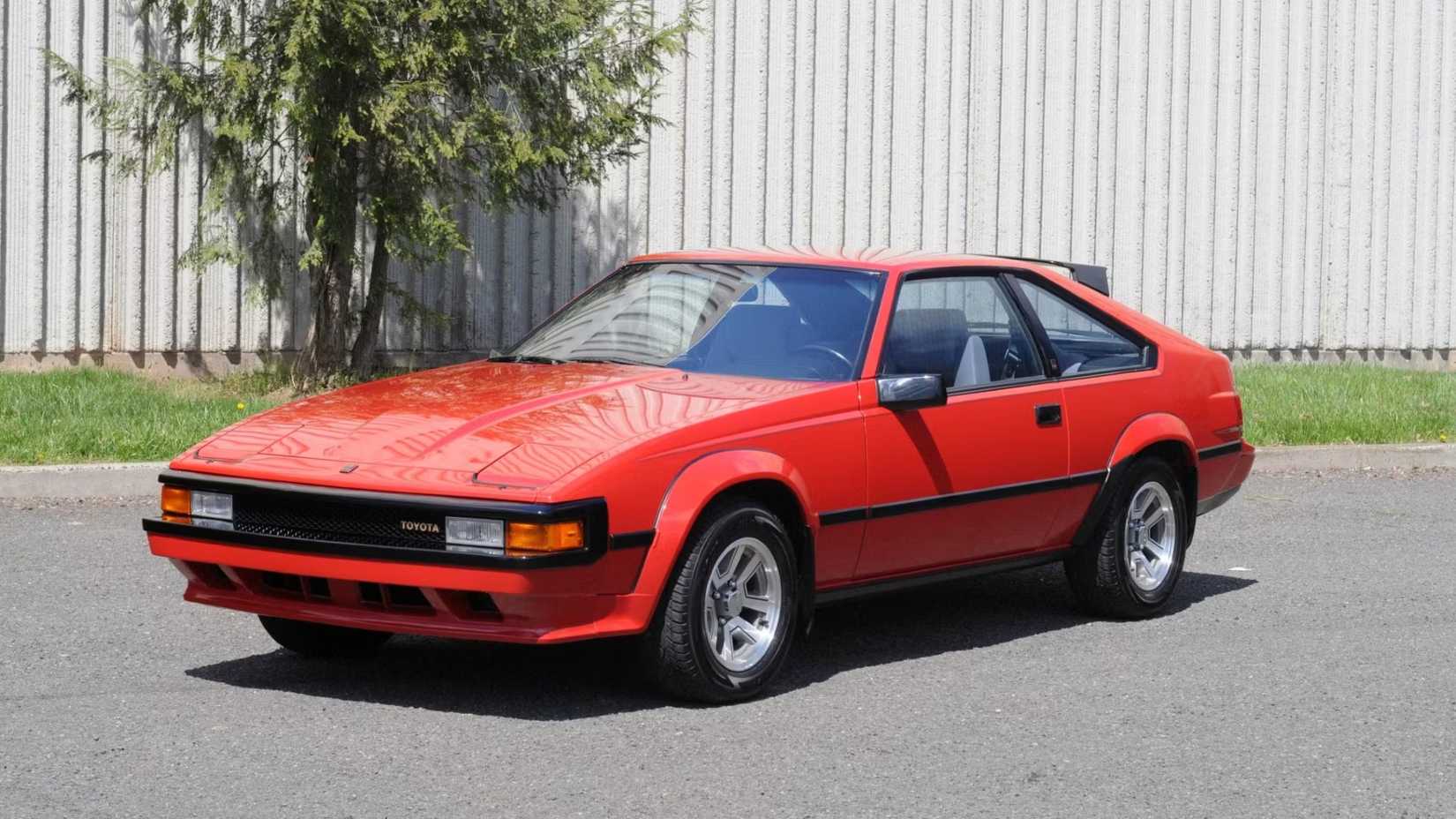 Red Toyota Celica Supra