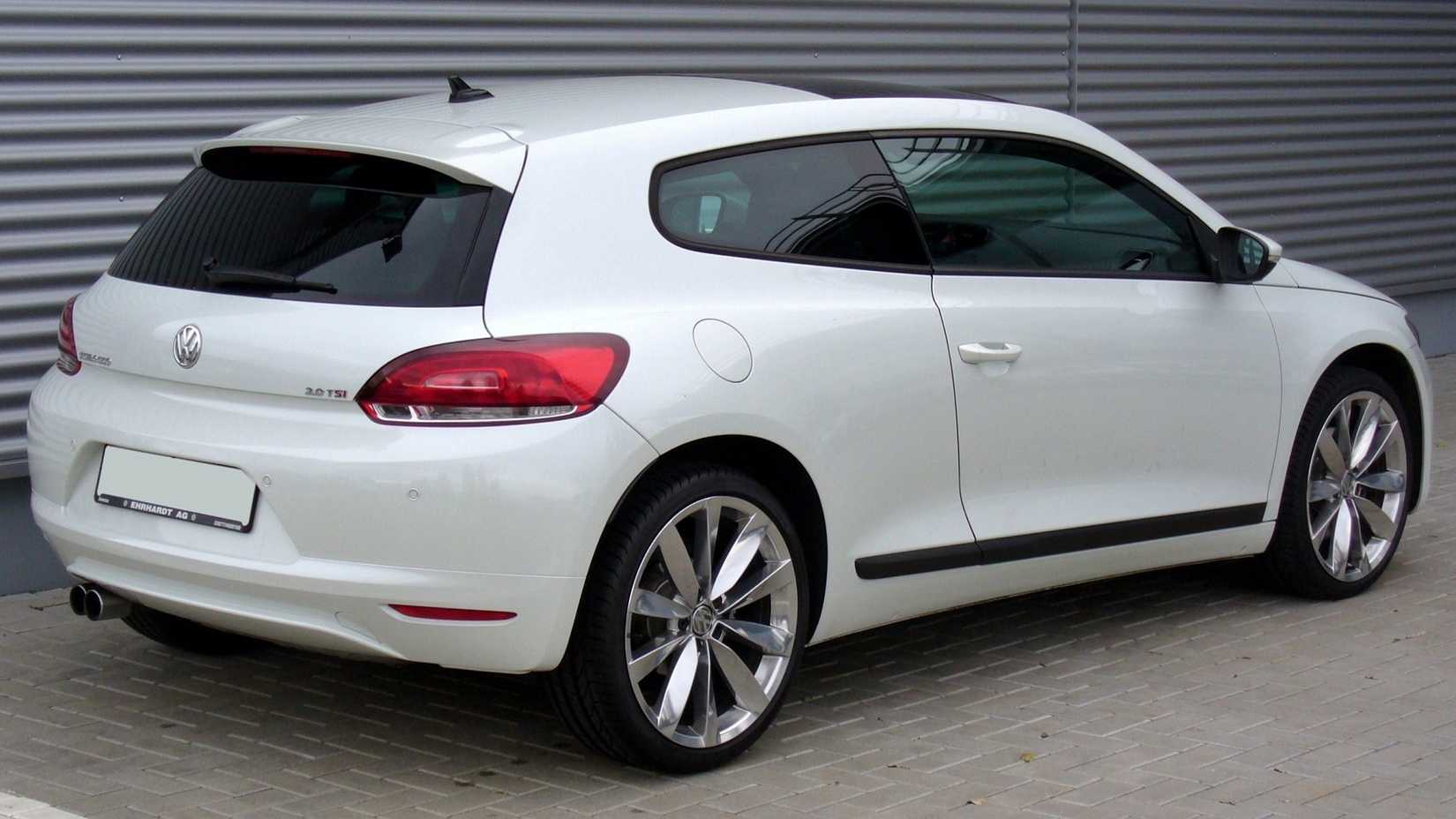 A parked Volkswagen Scirocco