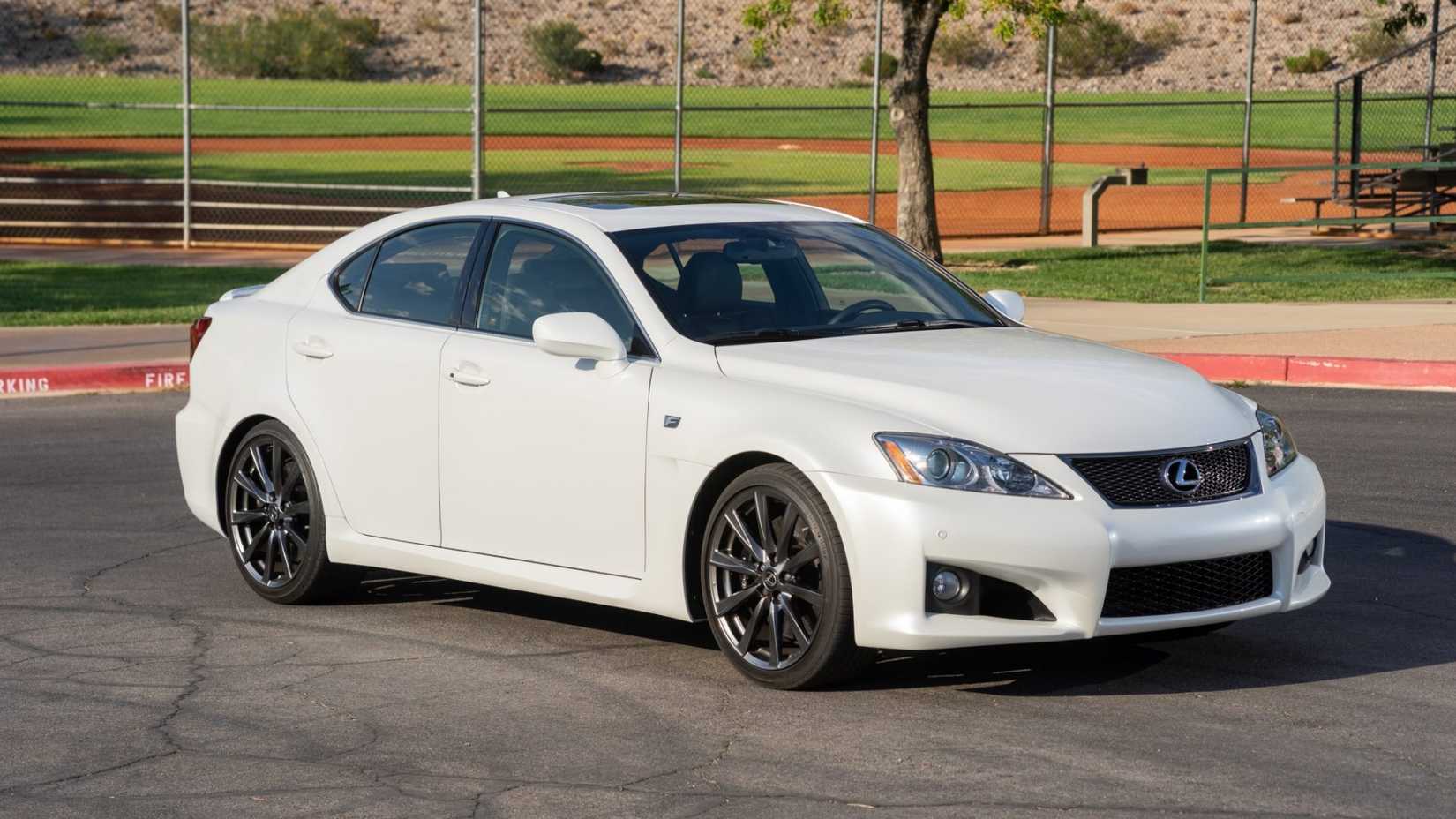 White Lexus ISF