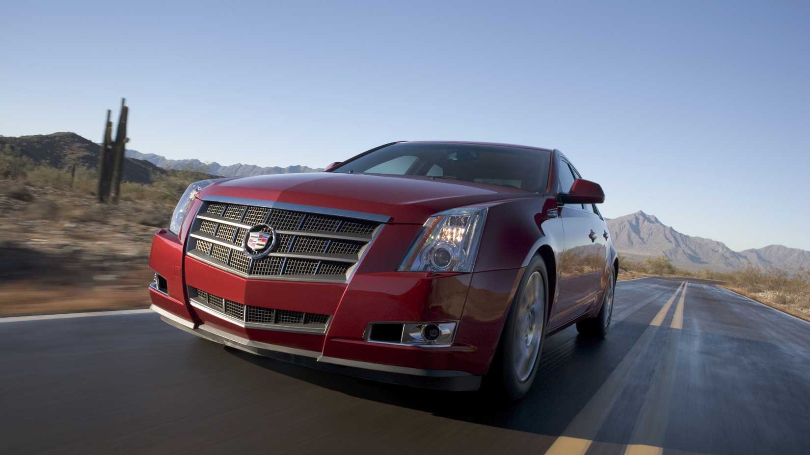 2009 Cadillac CTS-V action shot