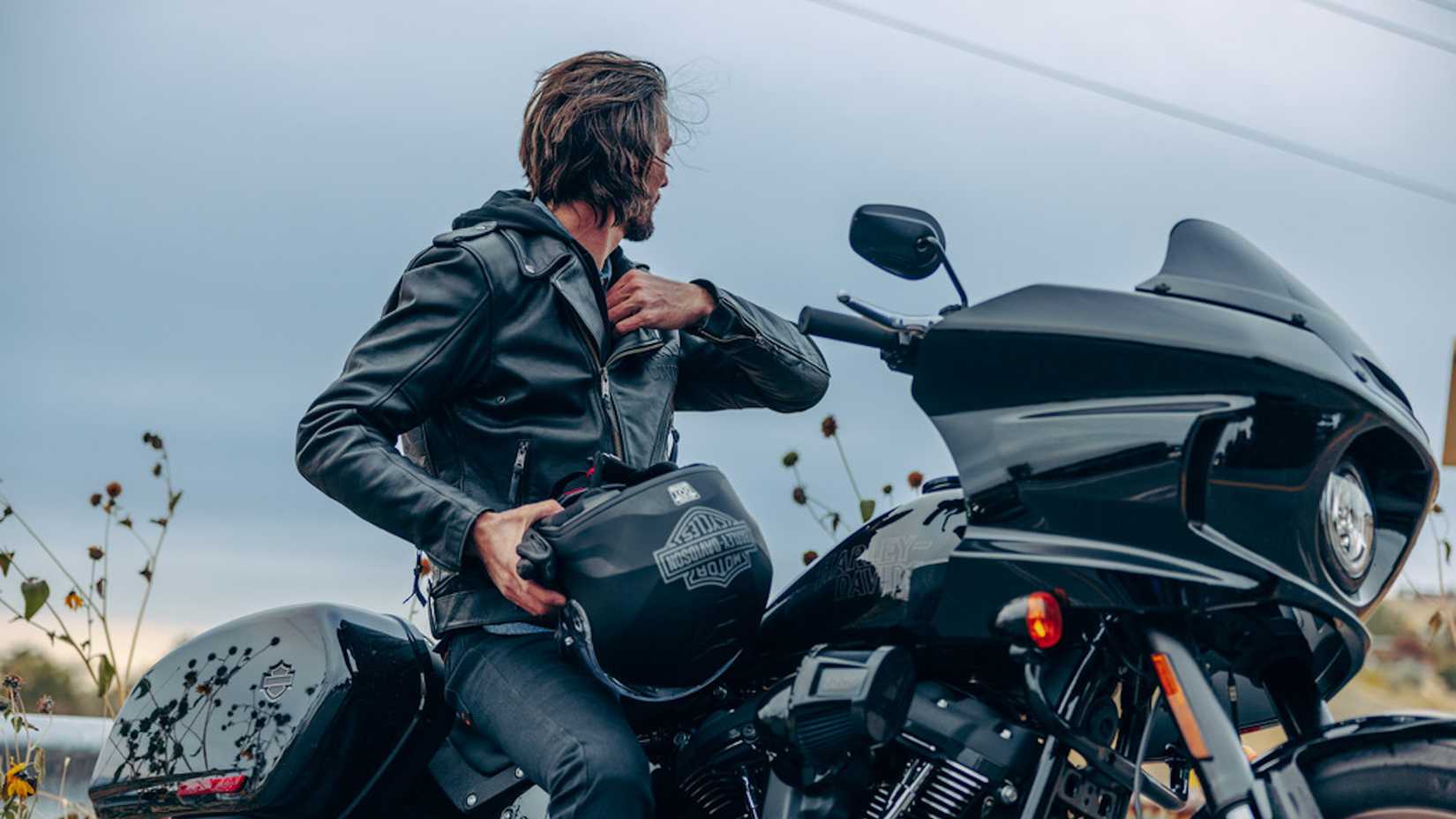 Rider sitting on a 2023 Harley-Davidson Low Rider ST