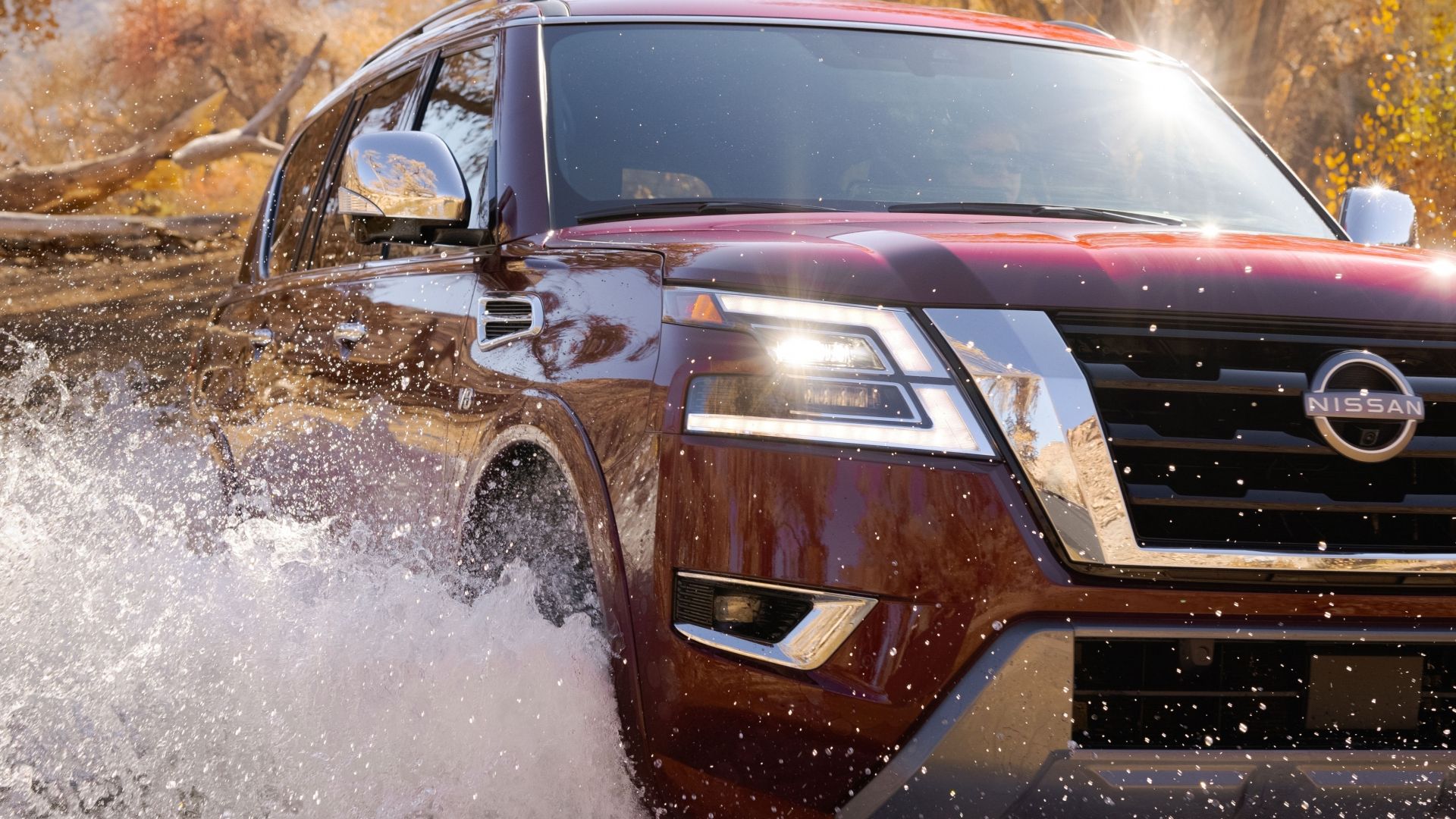 2023 Nissan Armada water splash