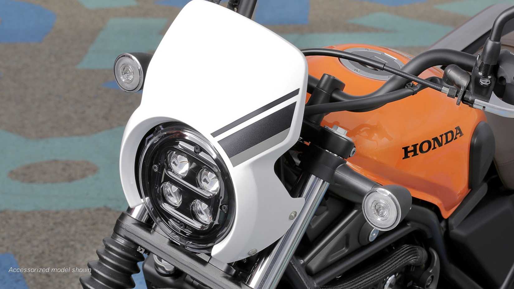 2023 Honda SCL500 accessory headlight visor