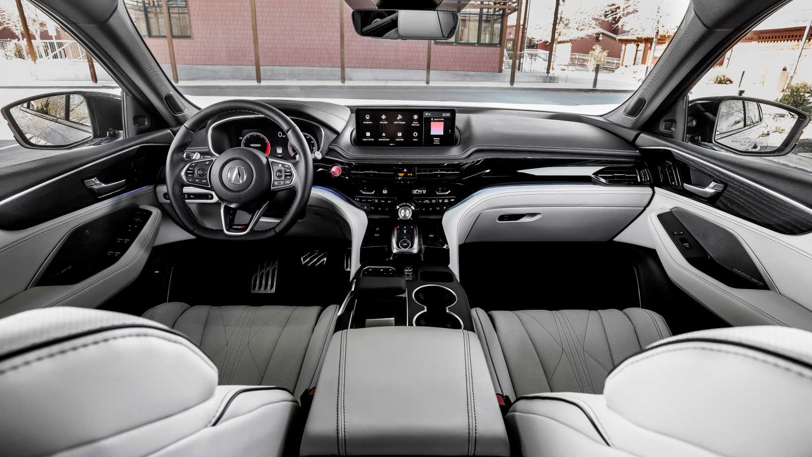 Interior branco do Acura MDX Tipo S
