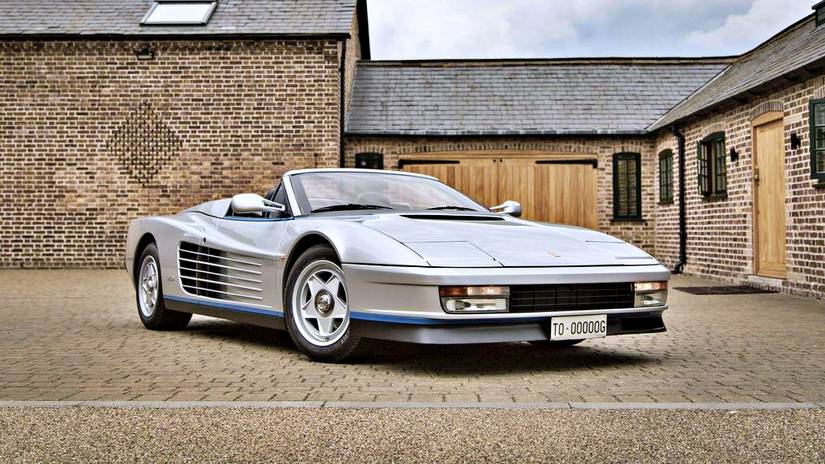Silver 1986 Ferrari Testarossa Spider Agnelli