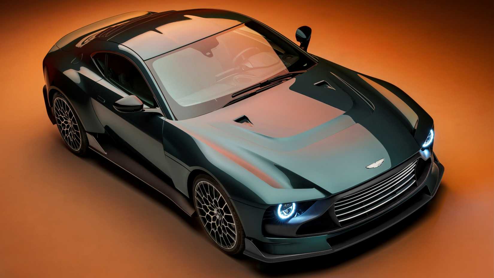 A studio shot of a 2024 Aston Martin Valor