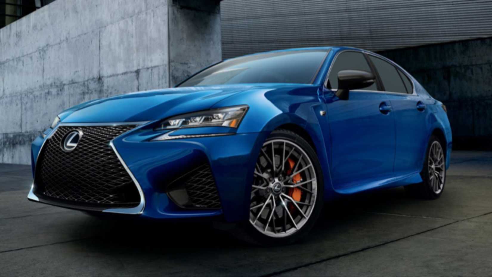 Blue 2016 Lexus GS-F parked outside
