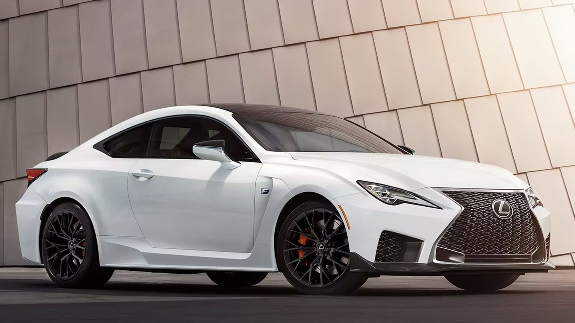 White Lexus RC F