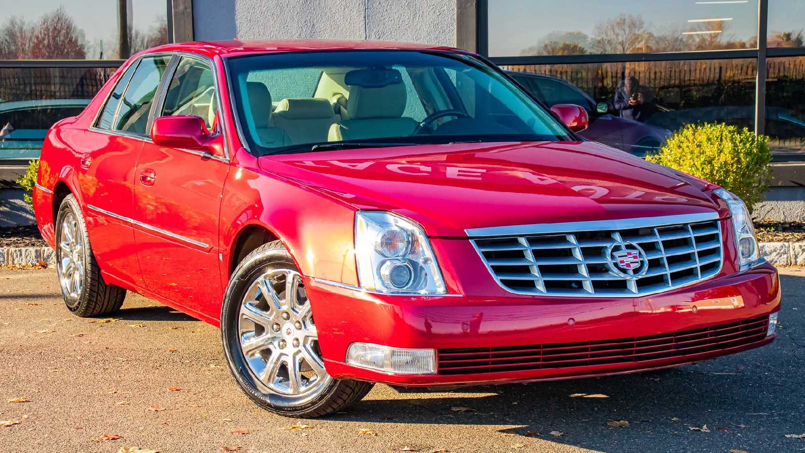 A Red 2009 Cadillac DTS