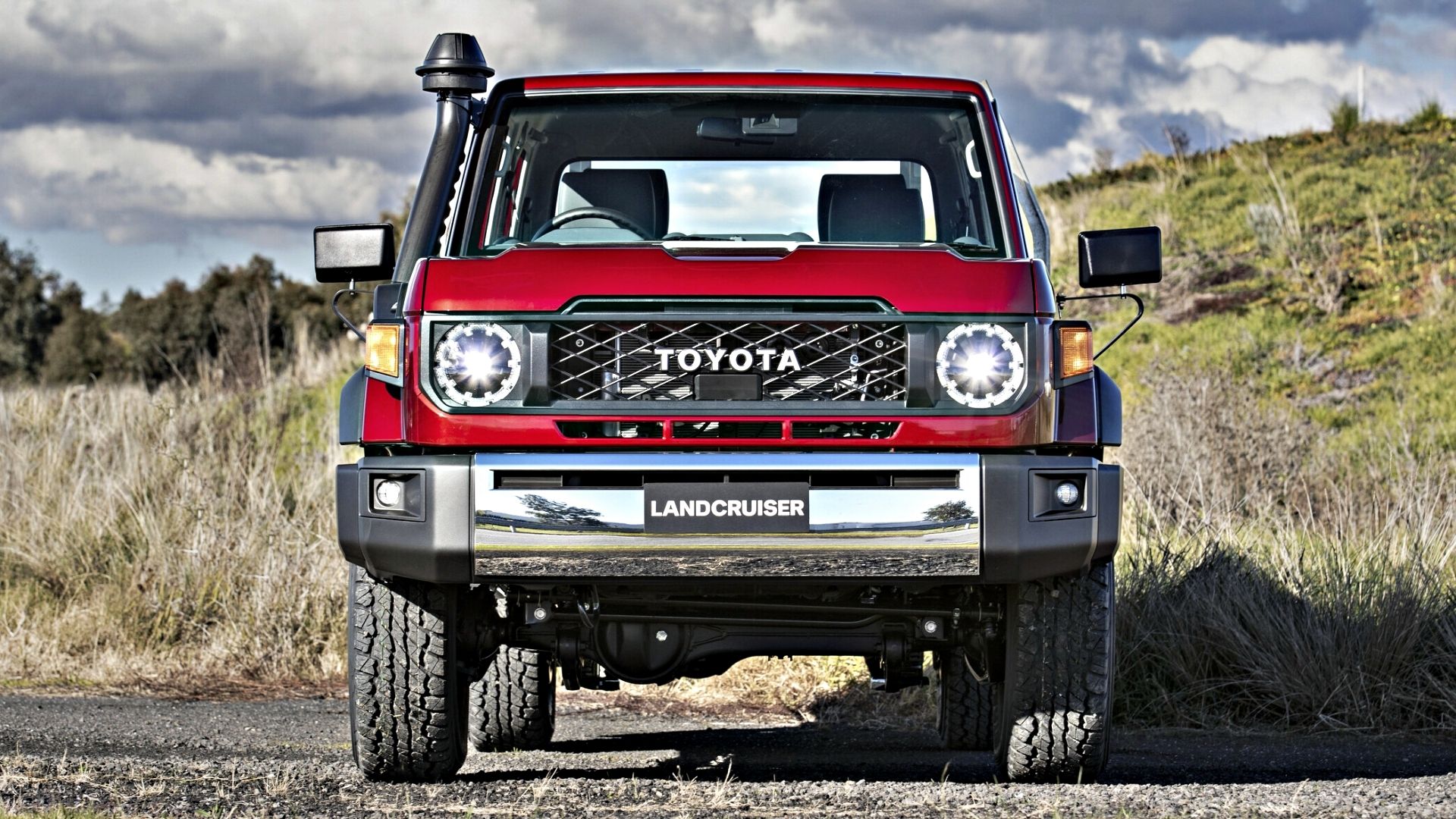 Red 2024 Toyota Land Cruiser 70 Series