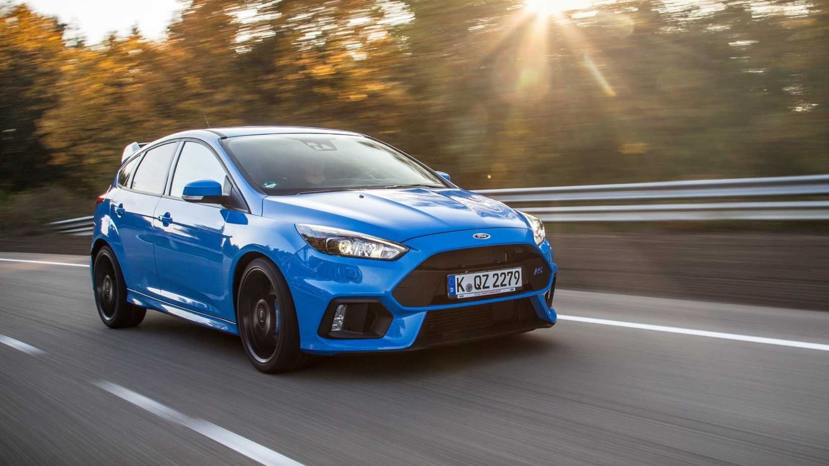 The Ford Focus RS, front 3/4