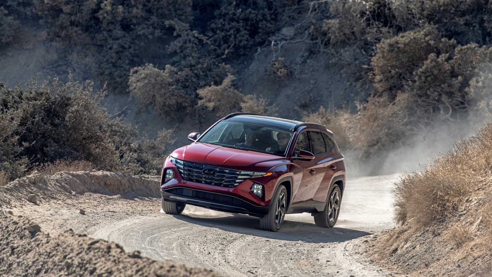 Hyundai Tucson XRT demonstrating crossovers suited for light off-roading
