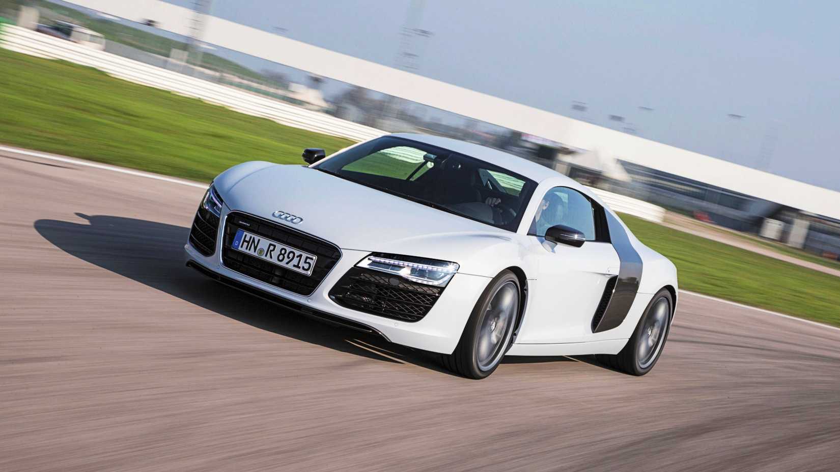 Audi R8 action shot