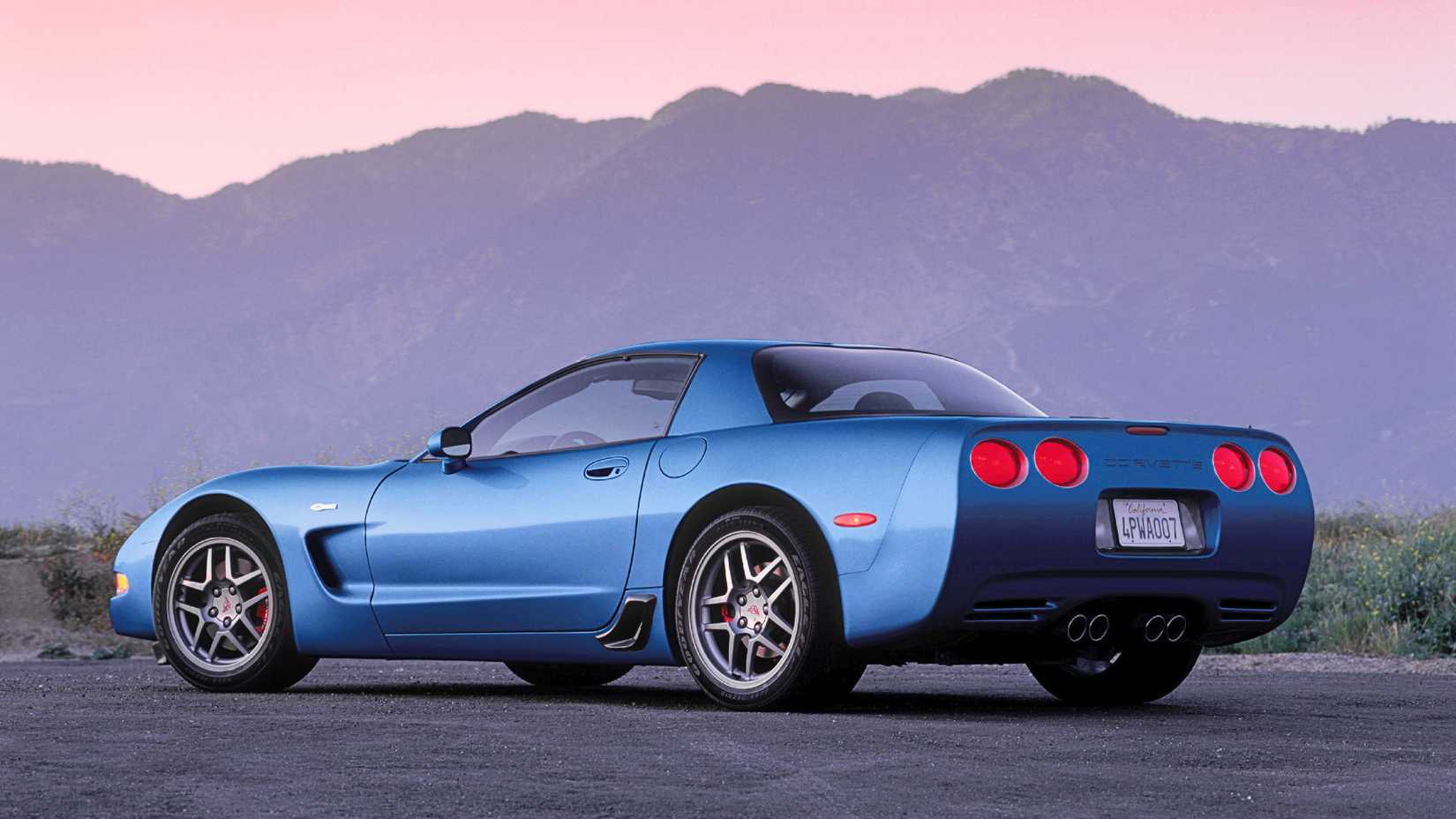 Chevrolet C5 Corvette Z06 profile shot parked