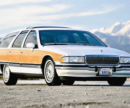 Vagão Buick Roadmaster branco 1992