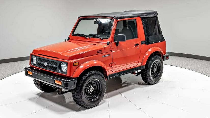 Red Suzuki Samurai