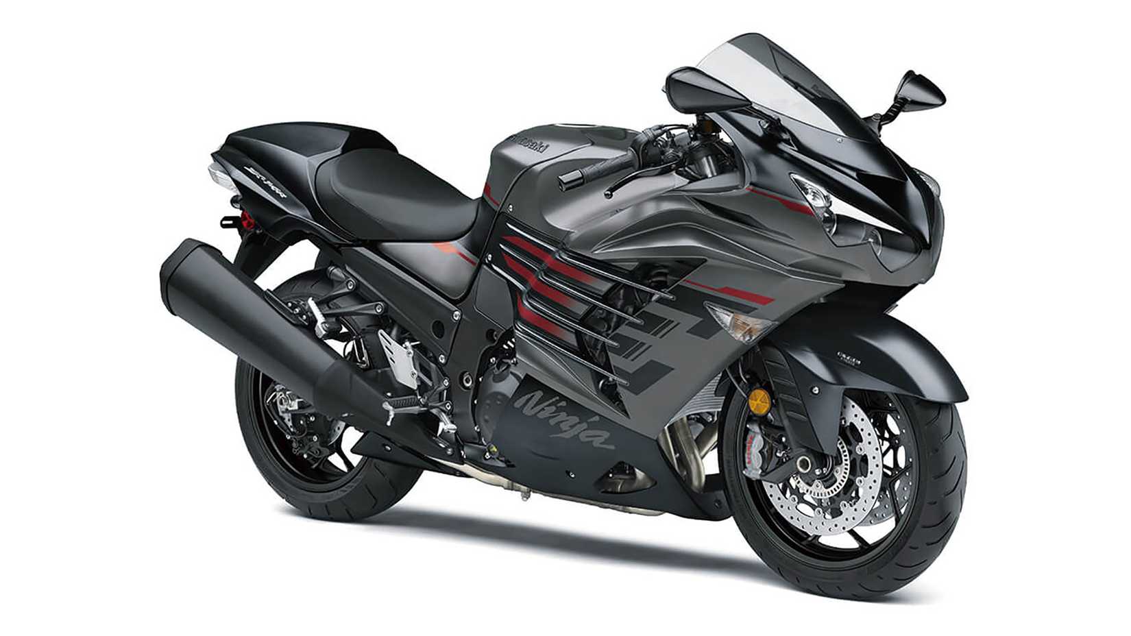 Metálico fosco Graphenesteel cinza/ébano plano 2023 Kawasaki NINJA ZX-14R ABS