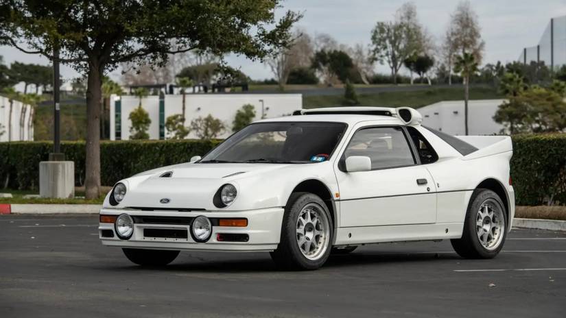 White Ford RS200 Evolution