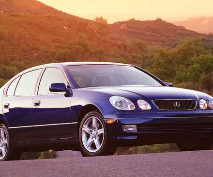 Foto do pôr do sol do Lexus GS 400 de 1998 a 2000