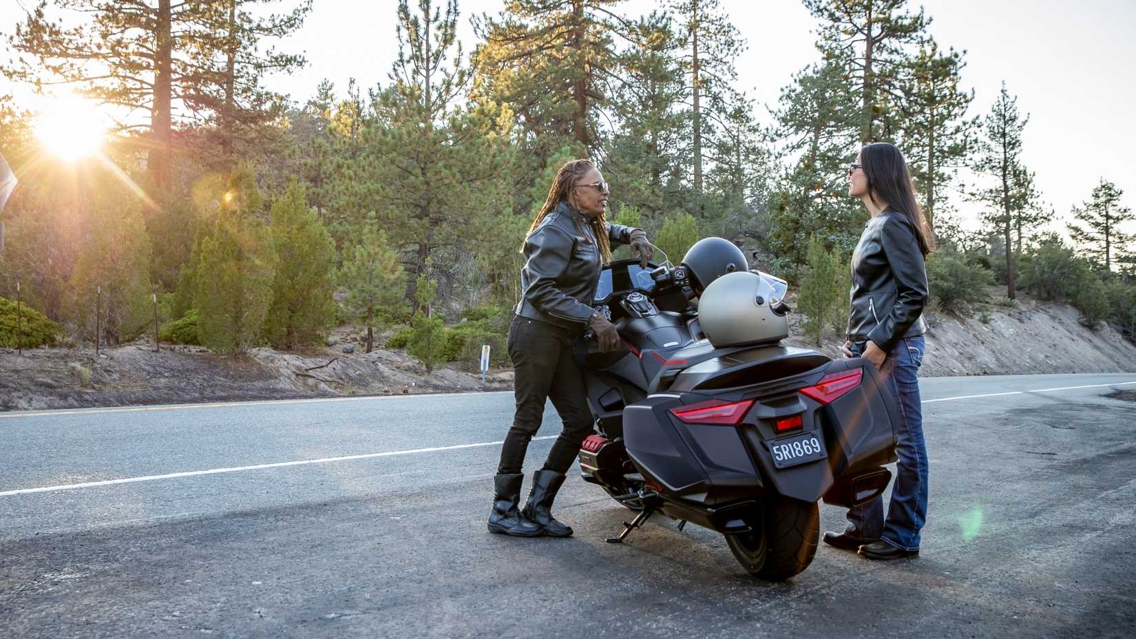 2022 Honda Gold Wing traseira 3/4 tiro