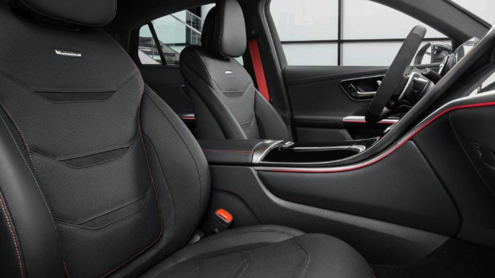 2024 Mercedes-AMG GLC Coupe Hybrid black seats